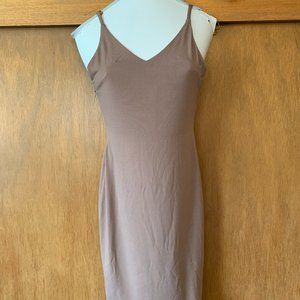 Nude Brand Taupe Bodycon Dress